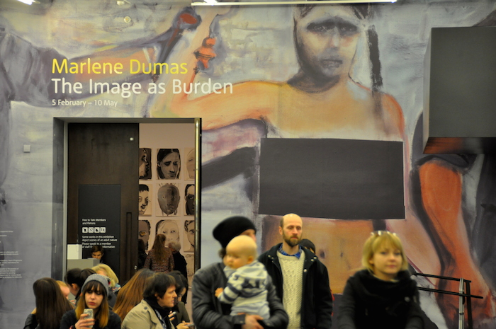 L'œuvre de Marlene Dumas est exposée à la Tate Modern de Londres. ©Giraud/Naja