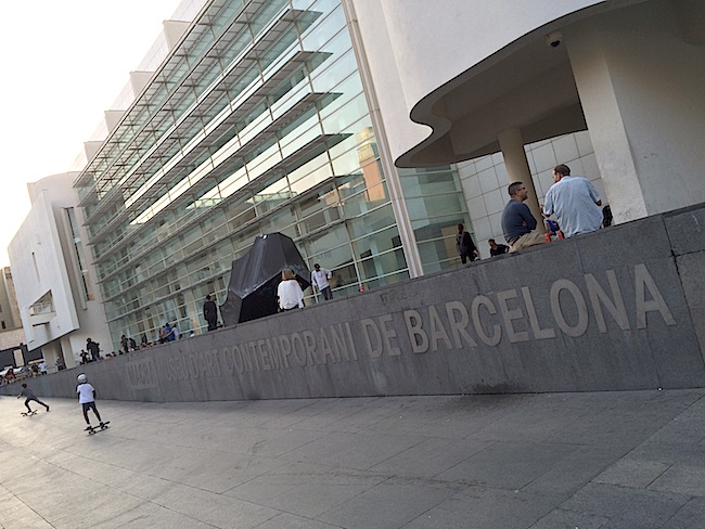 Le MacBa, musée d'art contemporain de Barcelone. © Mucchielli/Naja