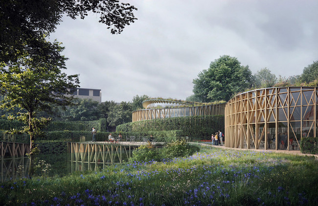 L'architecte japonais Kengo Kuma s'est vu confier le projet du futur musée dédié à Hans Christian Andersen, qui ouvrira ses portes en 2020 à Odense, la ville natale de l'auteur de La Petite Sirène. Courtesy of Kengo Kuma & Associates, Cornelius+Vöge, and MASU planning