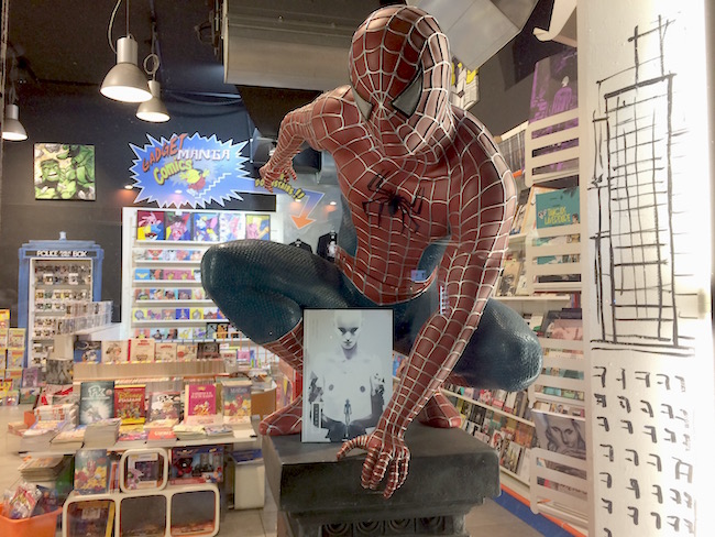Spiderman, vedette des librairies. © Mucchielli/Naja
